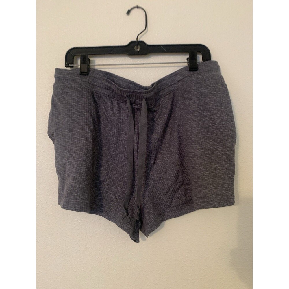 CELEBRATE HALLOWEEN XL (16-18) GRAY SLEEP SHORTS 97% RECYCLED POLY